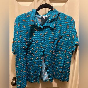 Lularoe Lipstick Shirt